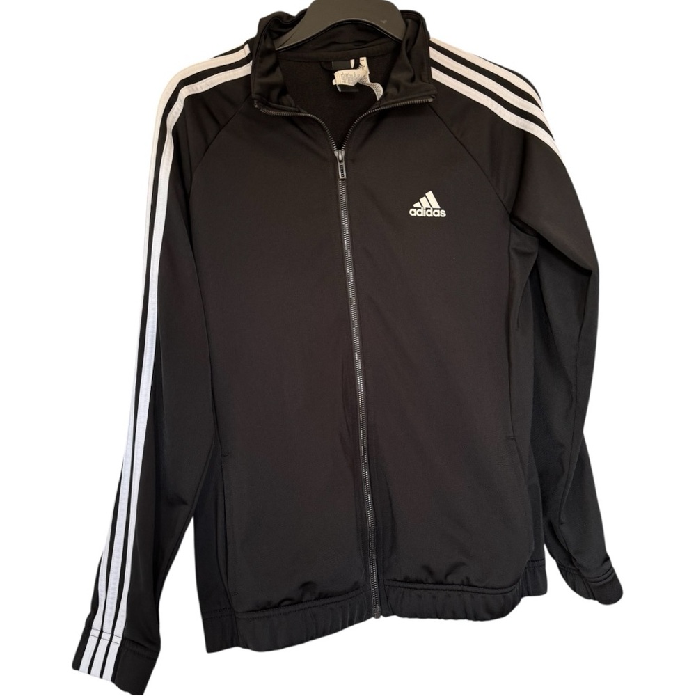 Adidas Black Full Zip Track Jacket